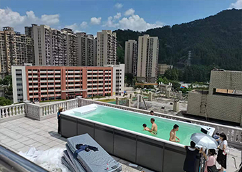 福建建筑楼顶安装泳池